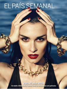 paz vega el pais semanal cover
