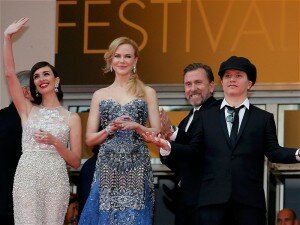 Paz Vega with Nicole Kidman at grace of monaco premiere at cannes film festival